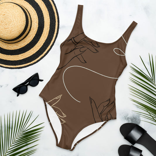 Guiding Hands-One-Piece Swimsuit