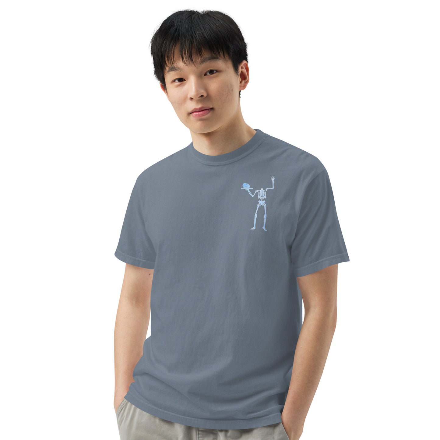 Headless Skeleton-Unisex Dyed Heavyweight T-Shirt