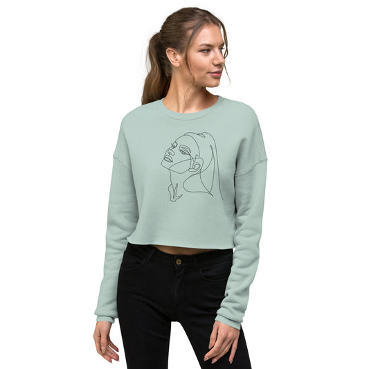 That Girl-Crop Sweatshirt
