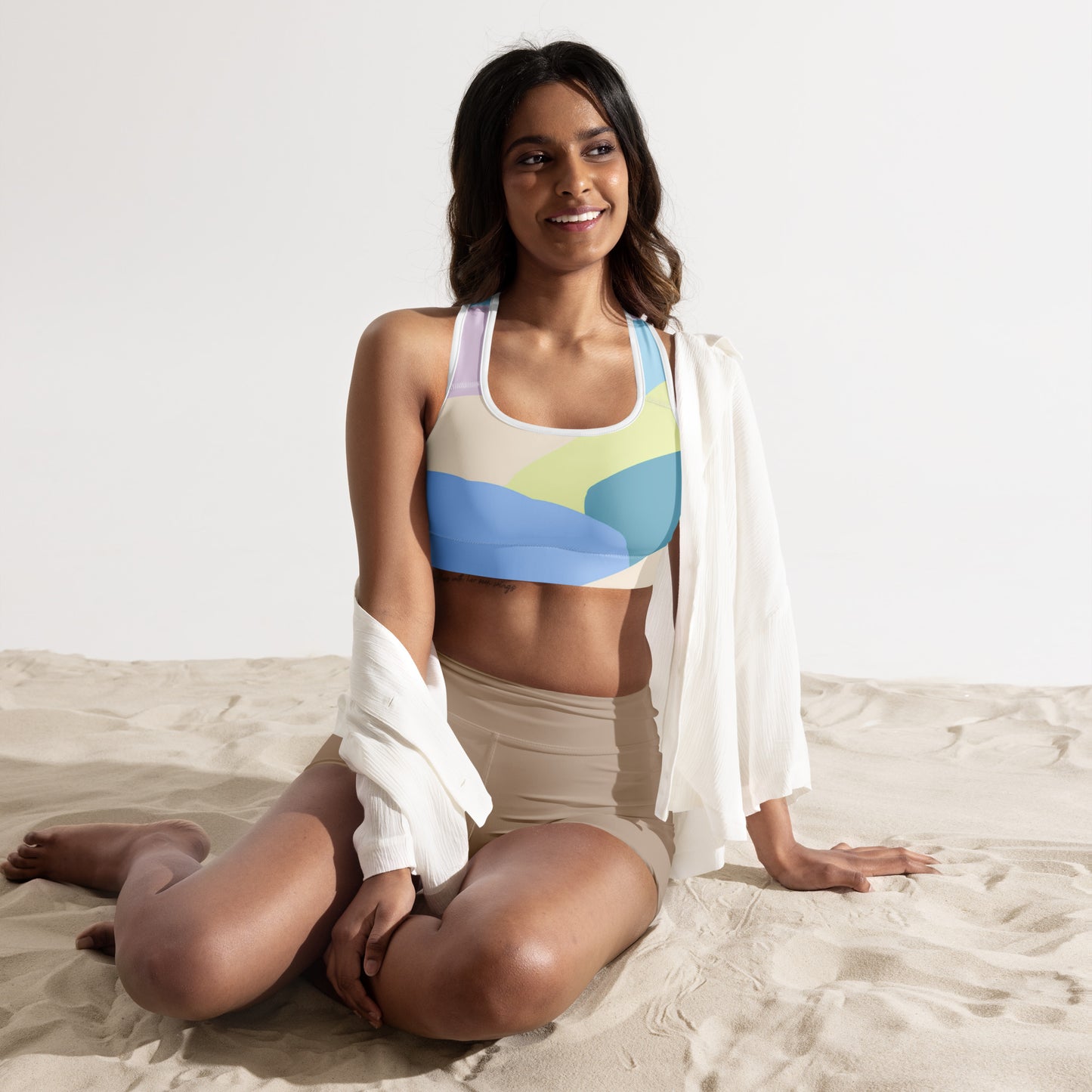 Fields of Colors-Padded Sports Bra