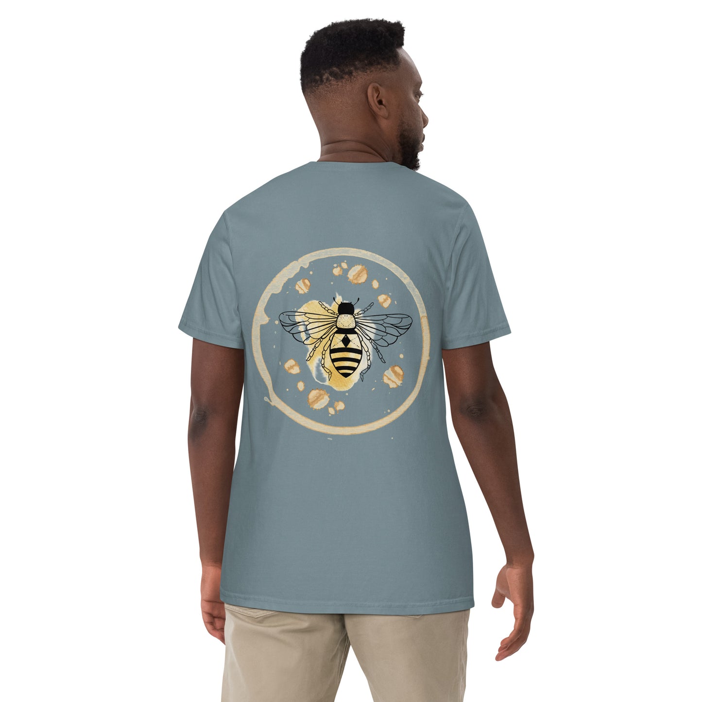 Golden Honey Bee-Unisex garment-dyed heavyweight t-shirt