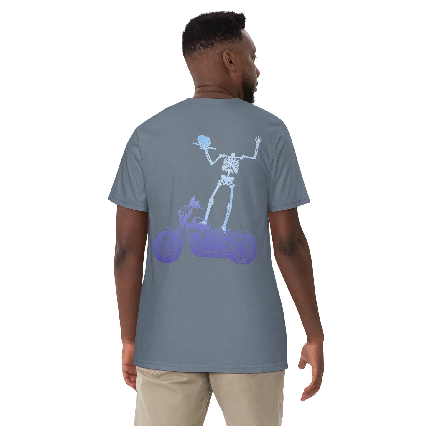 Headless Skeleton-Unisex Dyed Heavyweight T-Shirt