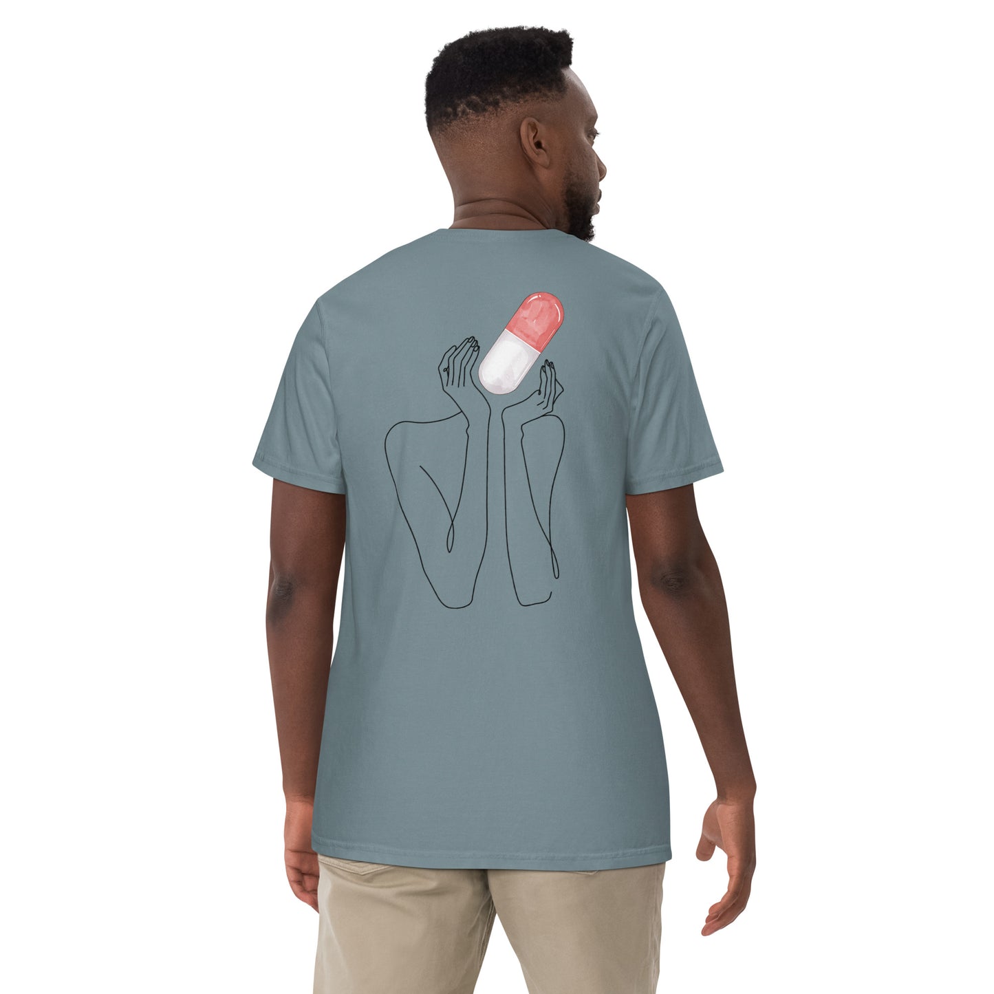 Pill Head-Men’s Garment-Dyed Heavyweight T-Shirt